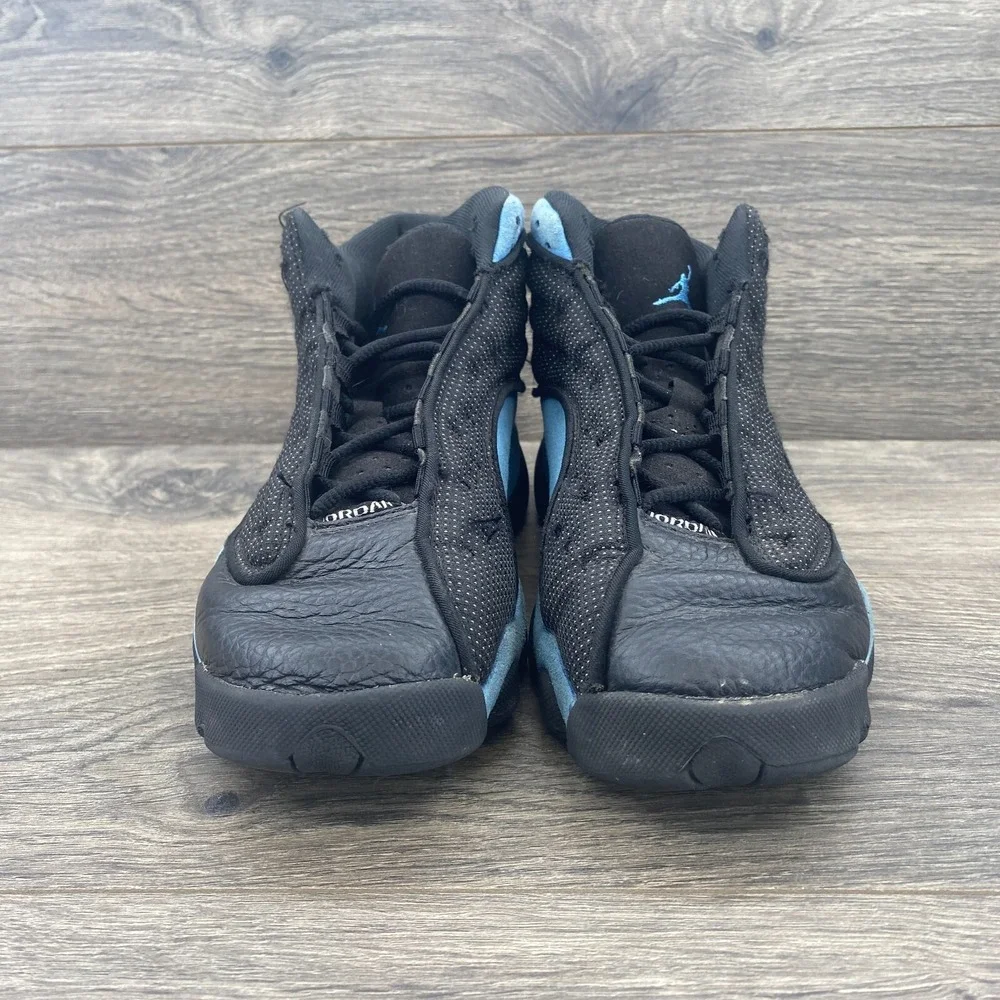 Air Jordan 13 Xlll Retro Youth GS Black University Blue Sneakers Sz 5Y 884129-04